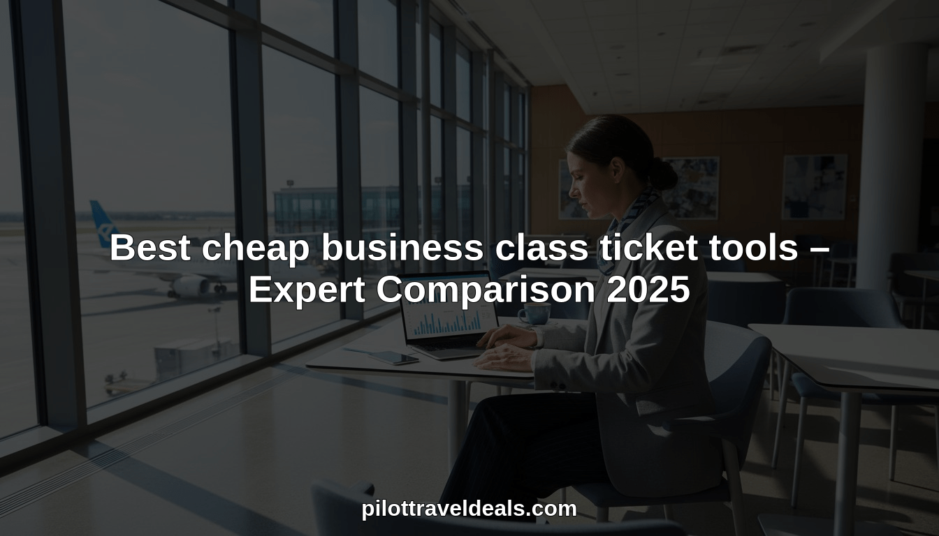 Best cheap business class ticket tools – Expert Comparison 2025